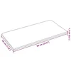 Zidna uzglavlja 12 pcs 60 x 30 cm Crna tkanina