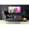 tulup.si Slika na akrilnem steklu Orhideja orhideje 140x70 cm 2 obešalnika