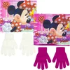 Šal Minnie Disney + rokavice-Temno roza