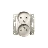 EK VENA Dvojna vtičnica z/z aluminijastimi roletami 514047