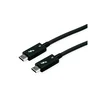 ROLINE Thunderbolt 4 Cable 40Gbit/s 100W C-C M/M passive crna 0.80 m