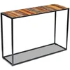 Konzolni stol od masivnog obnovljenog drva 110 x 35 x 76 cm