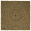 Tepisi za područja Crna 240 x 240 cm Juta