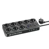 Produžni kabl Moxom MX-ST22, Crni
