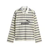 PUMA Essentials Elevated No. 1 Relaxed Rugby Polo Men, Clothing, Buttercream/Striped, L