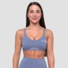 GymBeam Sportski grudnjak Essence String Denim Blue