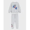 Sinsay - Set: duks i pantalone od terry materijala Mickey Mouse - šareno