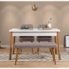 HANAH HOME Trpezarijski set Costa Atlantice White-Grey
