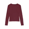 VERO MODA Majica VMCHLOE vinsko rdeča