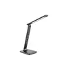 Solight WO45-B - prigušiva LED stona lampa sa displejem, LED/9W/230V, crna