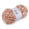 Pletena preja nopka Lia 100 g - lososovo rjava