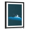 Plakat s paspartujem čarobno nebo - 40x60 no frame