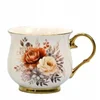 Vrček v škatli, porcelan, 450 ml, skodelica, cvetlični vzorec, darilna