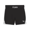 Womens Puma STRONG High-Waisted 4 Short Tights, Black, Size L, Fitness