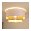 Duolla - Plafonsko svetlo BOHO 1xE27/15W/230V prečnik 45 cm bela/braon