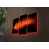 Wallity Dekorativna LED slika 3PATDACT-19, 66x45cm, 3 dijela