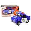 slomart Policijsko avto retro, 1:38, na vleko, luči, zvoki (modra)