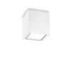 Ideal Lux - Spoljašnje spot svetlo TECHO 1xGU10/20W/230V 15x15 cm IP54 belo