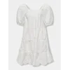 Kids ONLY Poletna obleka Cleo 15320402 Bela Regular Fit