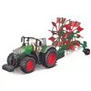 BBurago Farm 10cm Traktor Fendt 1050 Vario z vrtinčastimi grablji