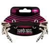 Ernie Ball 6220 3 Flat Ribbon Patch Cable 3-Pack