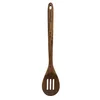 Slotted spoon, acacia wood, 35 cm - Zokura