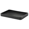 BRENDA tray, black matt - Črna - 215x25x152 mm - Gedy - BRENDA - 24 - Poliresin - Drugo - Kvadratni - 215 - 25 - 152 - 14