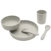 Kikka Boo silikonsti set za hranjenje 5/1, Sand