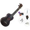 Mahalo MH2WTBK Premium SET Transparent Black Koncertne ukulele