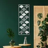 Wallity Zidna dekoracija Fan 3, 32 x 90 cm, Bela