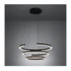 Eglo 390532 - LED prigušiva viseća lampa na sajli LABONETE LED/50W/230V crna + daljinski upravljač
