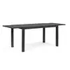 Baštenski sto Hilde 77x140-210x75cm antracit Bizzotto