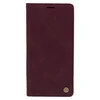 Maska za telefon LEATHER RETRO FLIP za Samsung S22 Ultra, Bordo