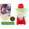 slomart LEAN TOYS Igra Zgradba Raketa Kolesce Igre z Astronavti