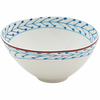 Jedilna skleda DIESEL CLASSICS ON ACID FIORI 12 cm, bela/modra, porcelan, Seletti