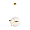 LED luster na sajli RELAX LED/15W/230V zlatna/bela