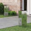 Solarna LED svjetlost za stazu 2 pcs Topla bijela Cinkani čelik