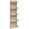 vidaXL Stenska polica Sonoma hrast 30 x 15 x 100 cm Inženirski les