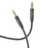 Hoco AUX kabel z 3,5-mm priključkom na 3,5-mm priključek Hoco, 1 m, UPA19, črn