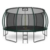 Aga SPORT EXCLUSIVE Trampolína 500 cm Tmavě zelená + ochranná síť + žebřík
