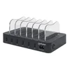 MANHATTAN - USB punjač 6-port Manhattan 102254 5V/2.4V/50W/držač za telefon Crni