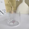 Cute&Cool HOME staklena čaša sa srcem, 400ml