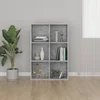Ormarić za knjige / komoda siva boja betona 66x30x98 cm iverica