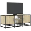 TV ormarić boja hrasta 100x35x41 cm konstruirano drvo i metal