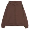 Cropp - Dukserica oversize s kapuljačom - braon