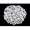 Kabošoni / polperle / kroglice za lepljenje O9 mm - beli (10 g)