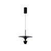 LED luster na sajli LED/9W/230V 3000K, crne boje