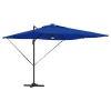 Roma Suncobran Plava 286 x 284 x 270 cm Aluminij i poliester