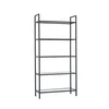 Hanah Home K100 Polica za knjige 80x165x30cm, Crna