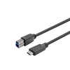 shumee Vivolink USB-C na USB-B kabel 12,5 m PROUSBCBMM12.5 črne barve